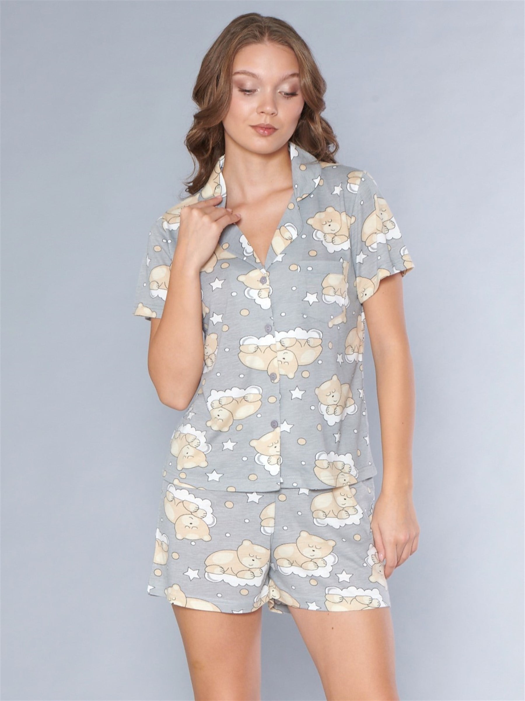 ALPERİ BOYDAN DÜĞMELİ ŞORT TAKIM 760-22