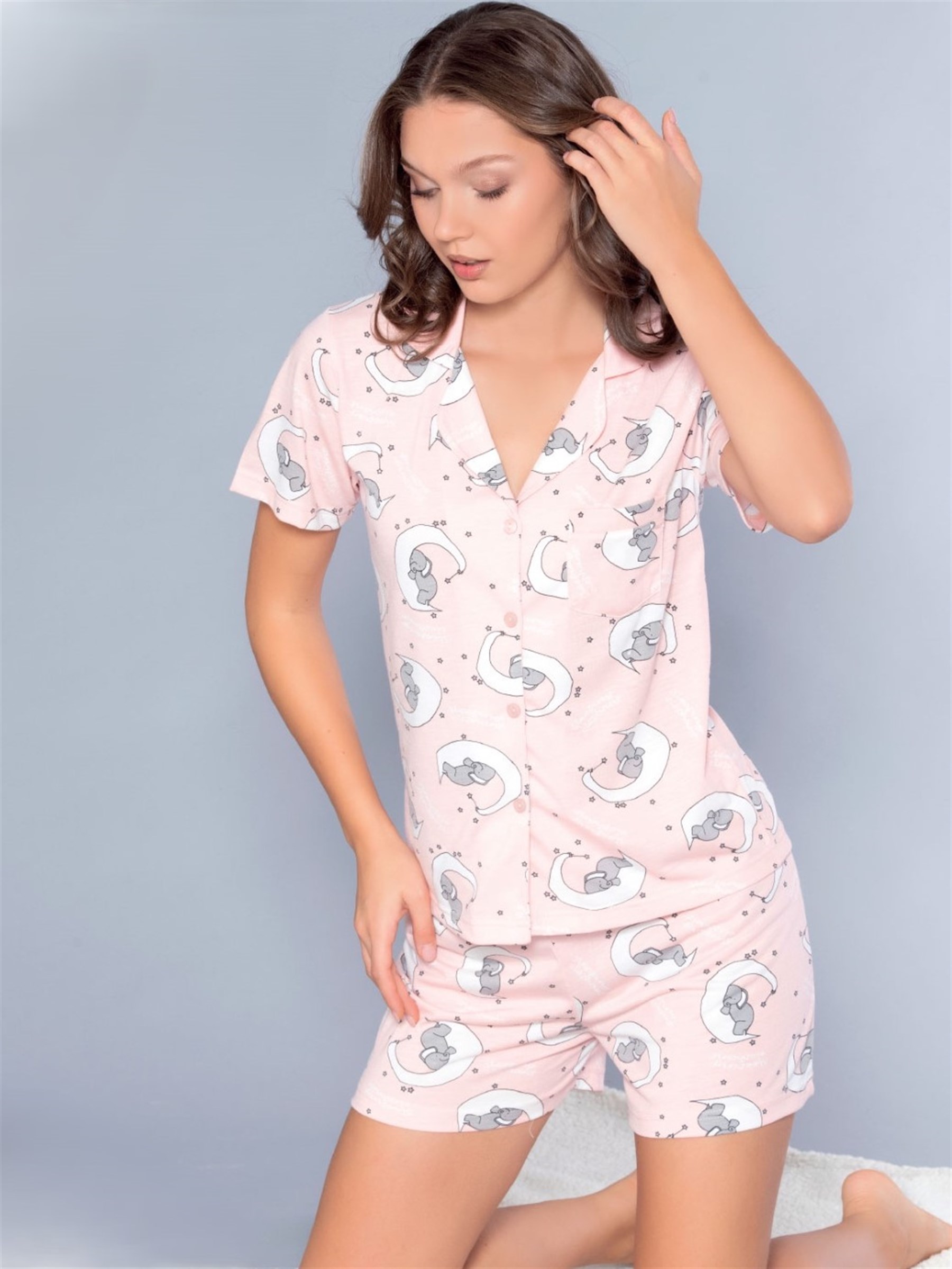 ALPERİ BOYDAN DÜĞMELİ ŞORT TAKIM 760-23