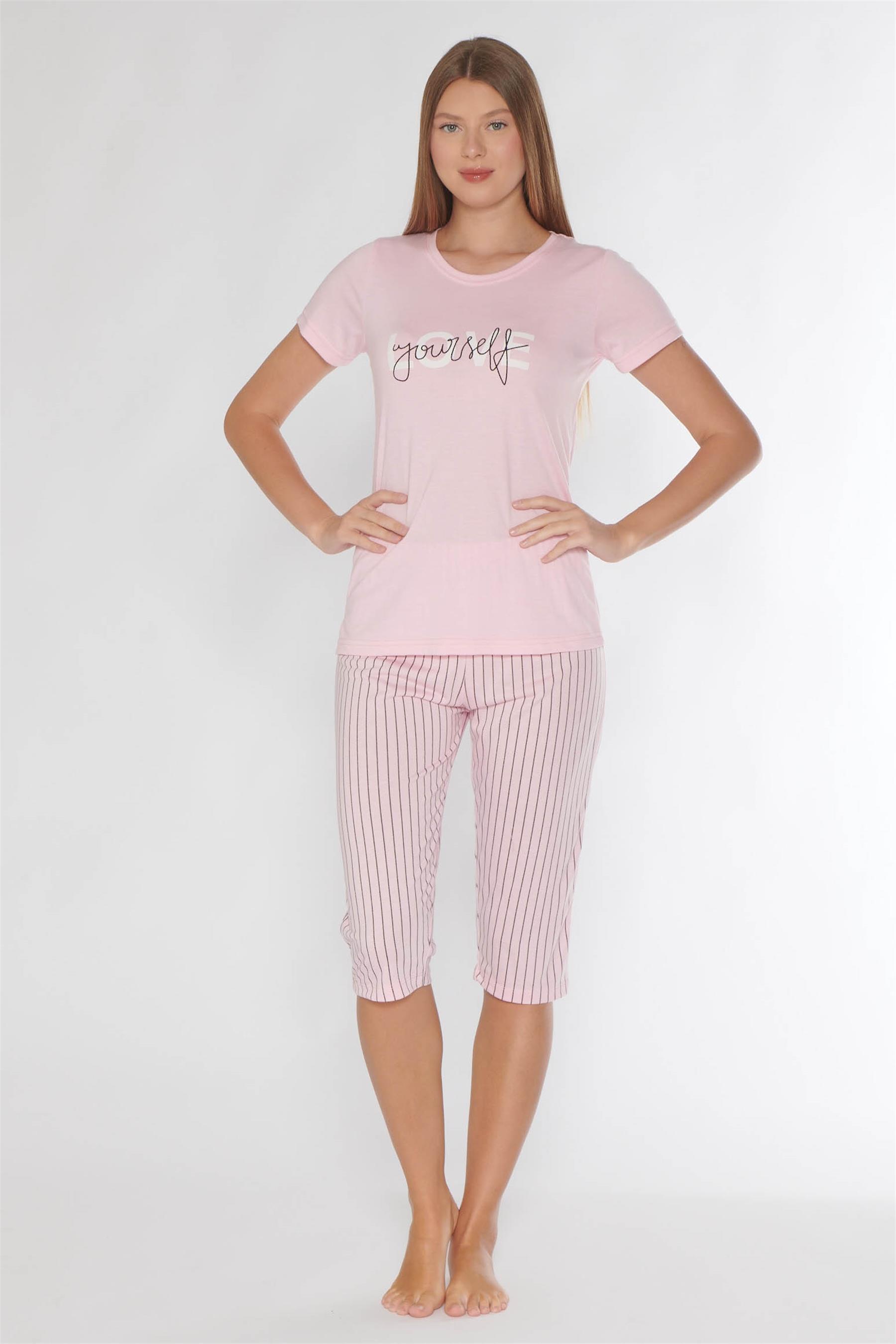 ALPERİ KAPRİ KISA KOL PİJAMA TAKIM 770-02