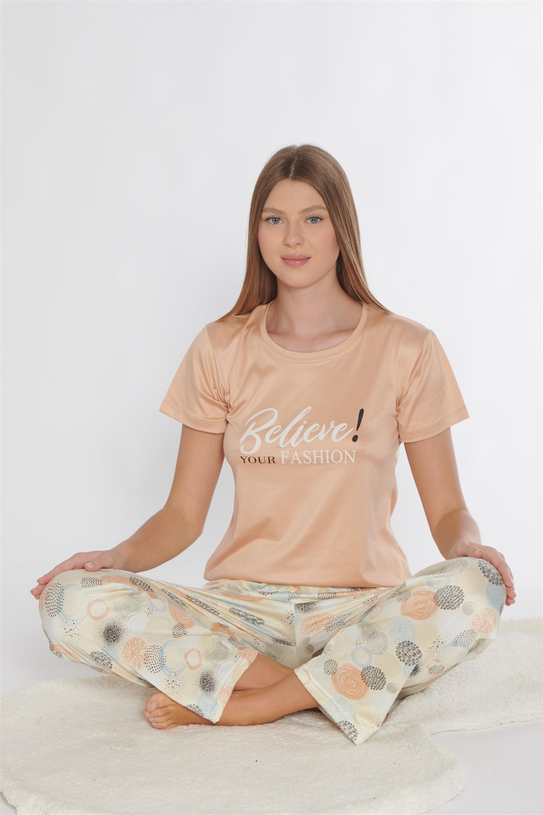 KISA KOL PİJAMA TAKIMI VİSKON 780-310