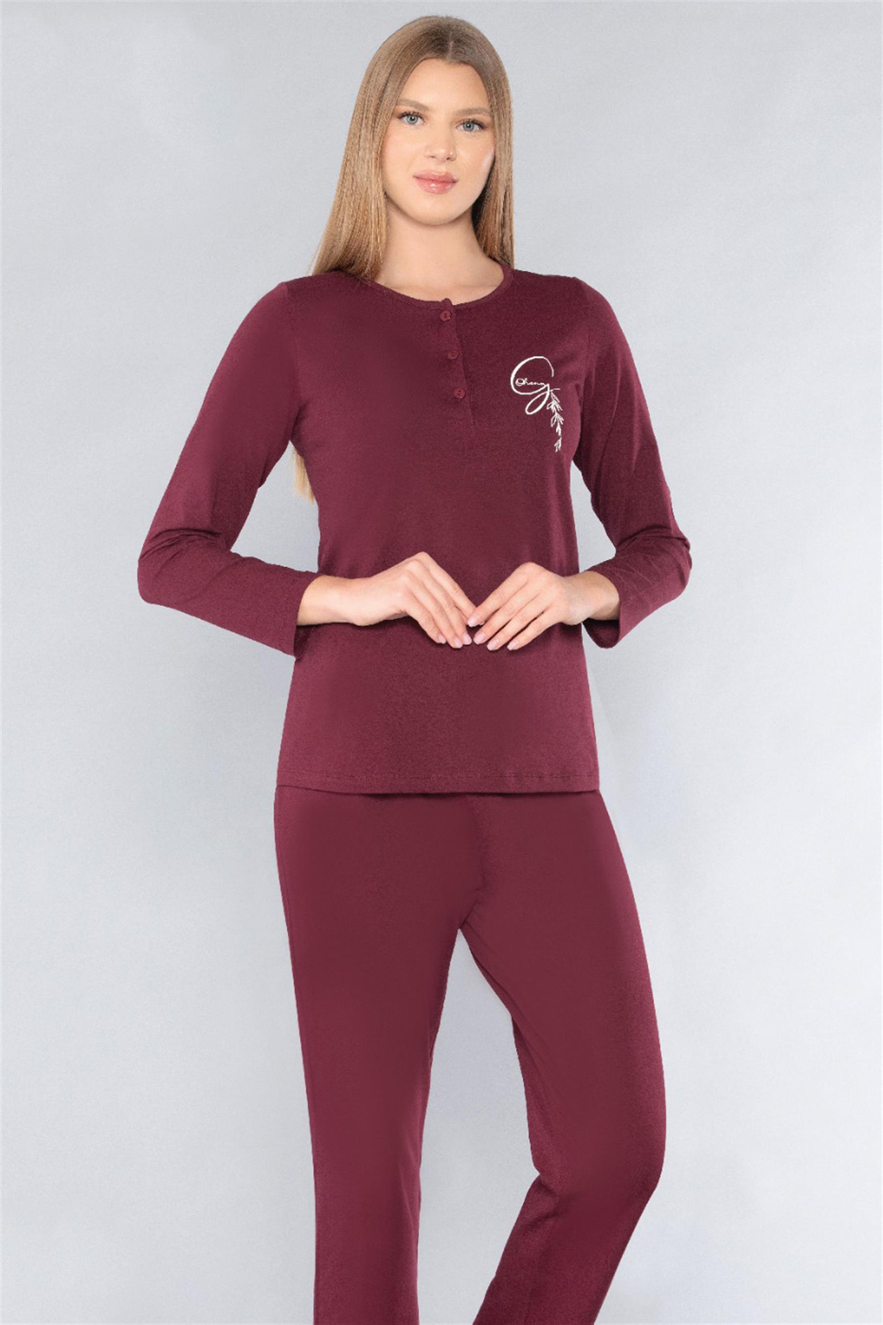 UZUN KOL PİJAMA TAKIMI ALPERİ 79-113