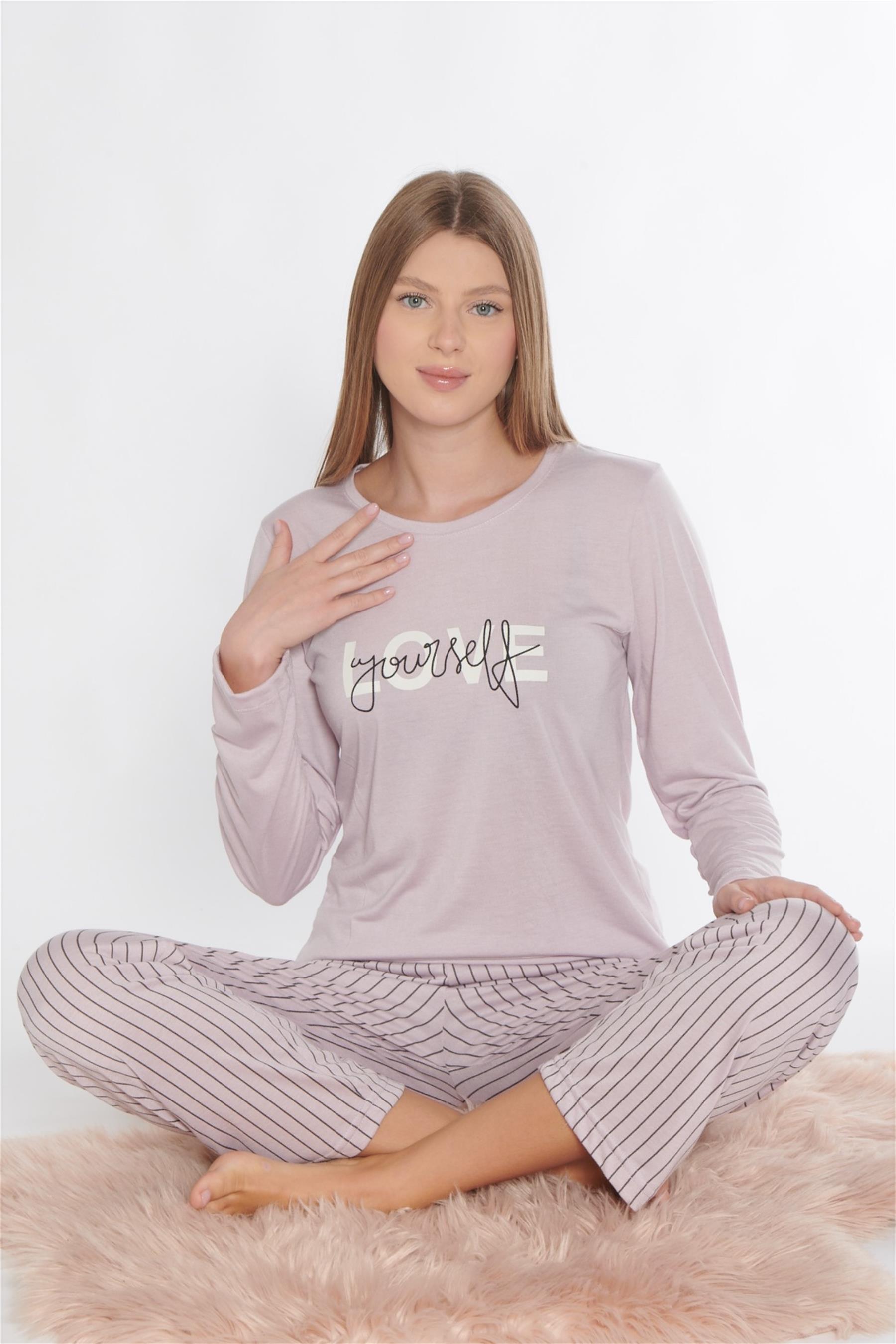 ALPERİ UZUN KOL PİJAMA TAKIMI 790-83