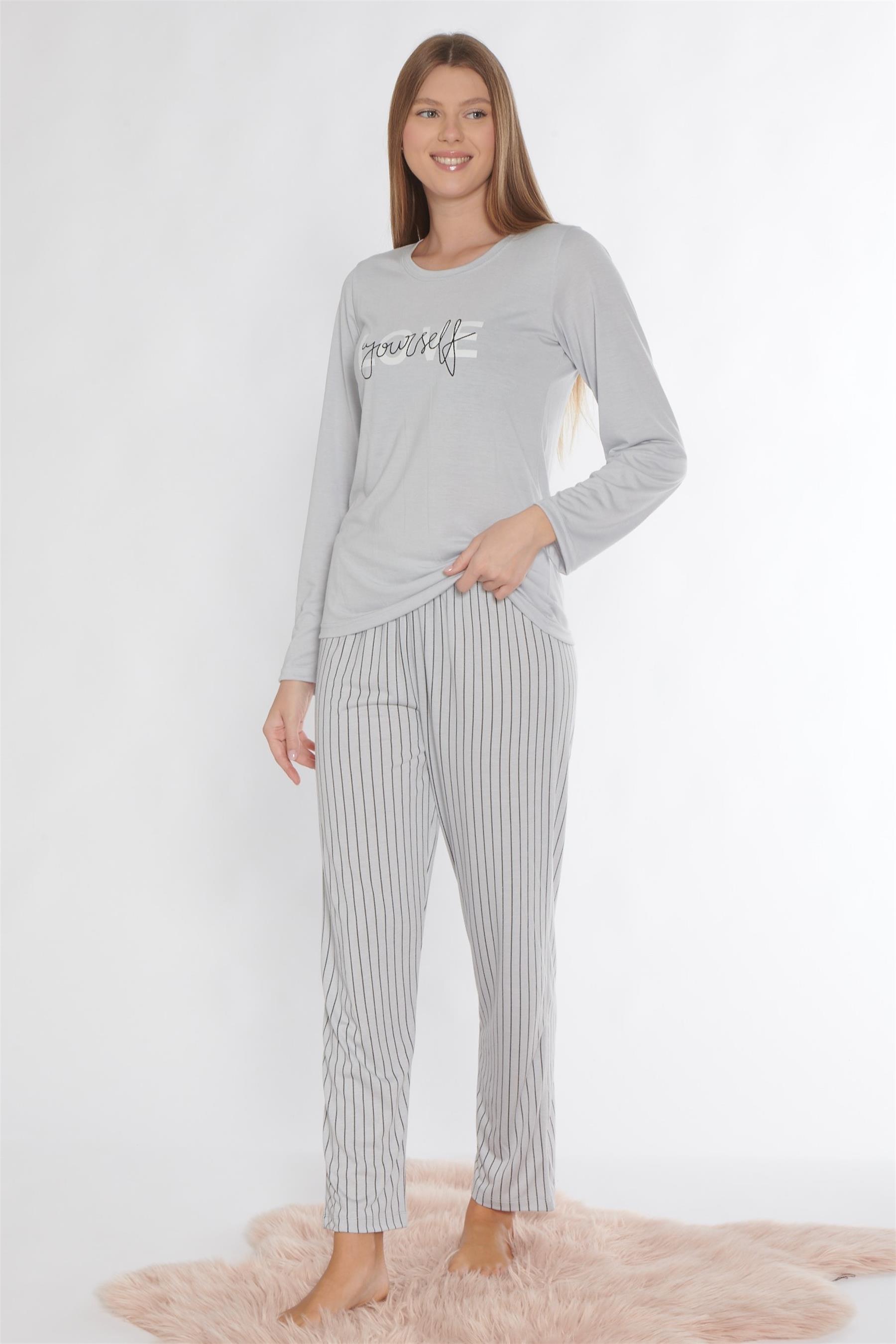 ALPERİ UZUN KOL PİJAMA TAKIMI 790-83