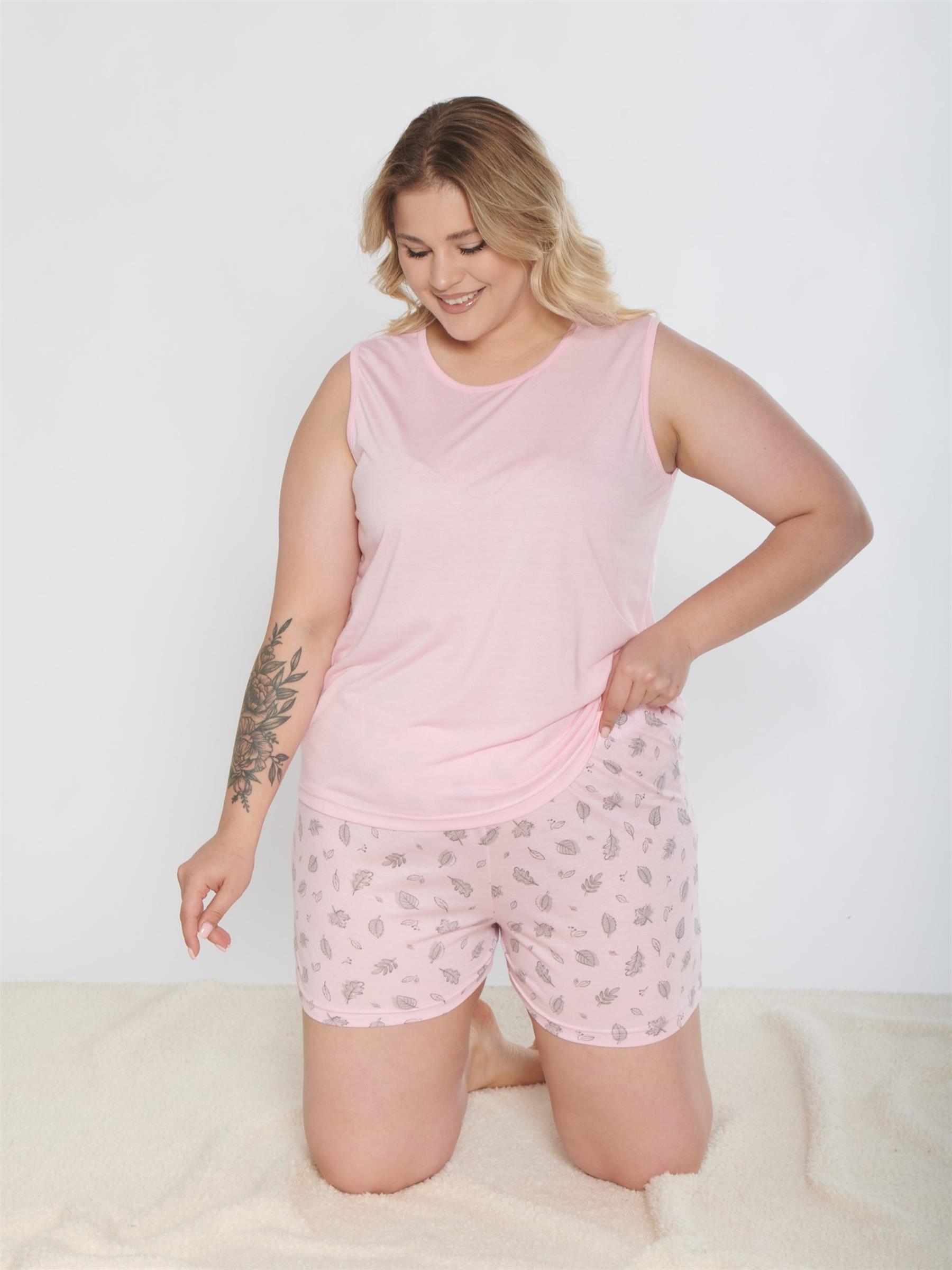 BÜYÜK BEDEN BATTAL ŞORT TAKIM ALPERİ B760-04