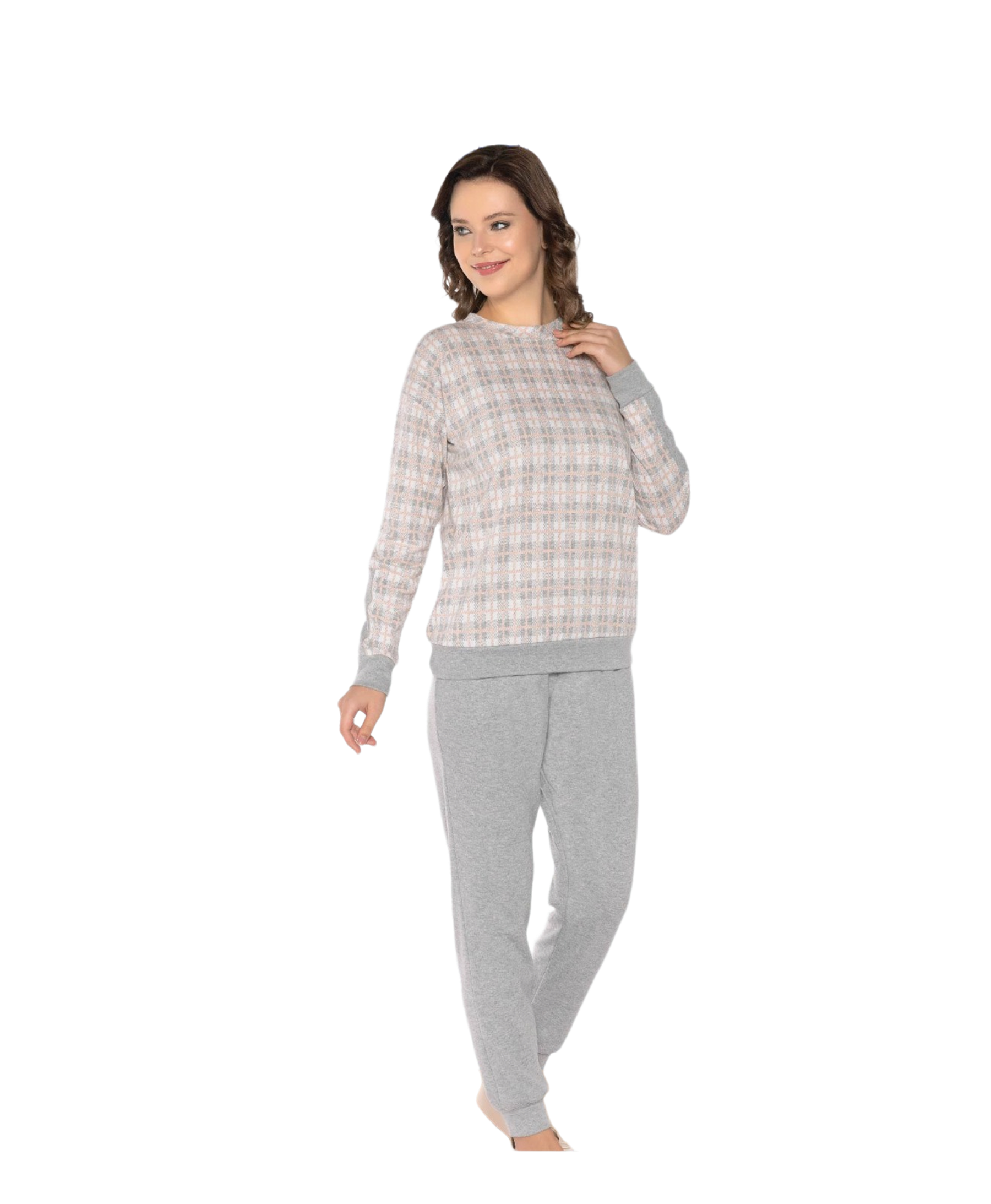 KADIN KIŞLIK UZUN KOL PİJAMA TAKIMI DOWRY 09-98