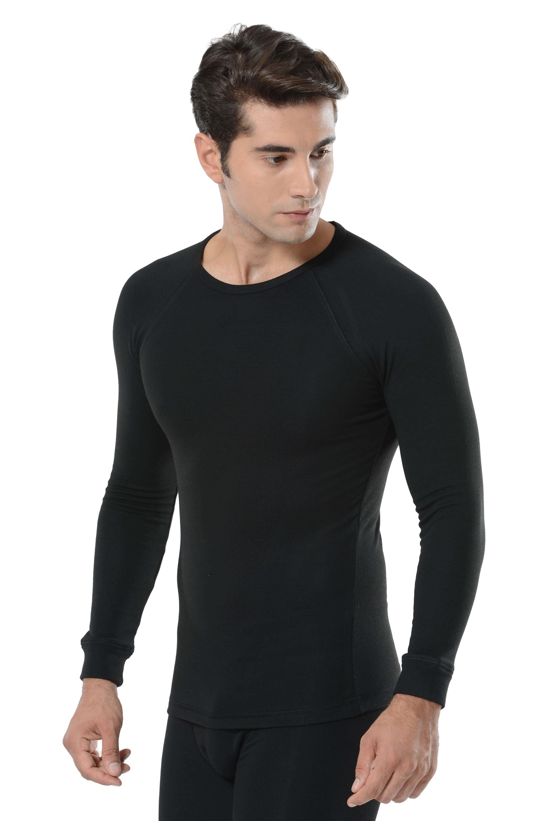 POPPY TERMAL SİYAH ÜST UZUN KOL OUTDOOR PT-10