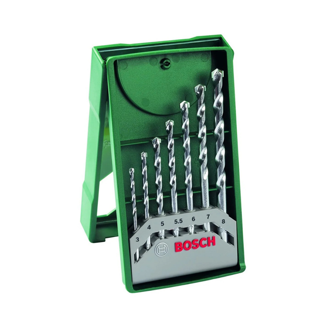Bosch Mini-X-Line Duvar Delme Ucu Seti 7 Parça 2607019581