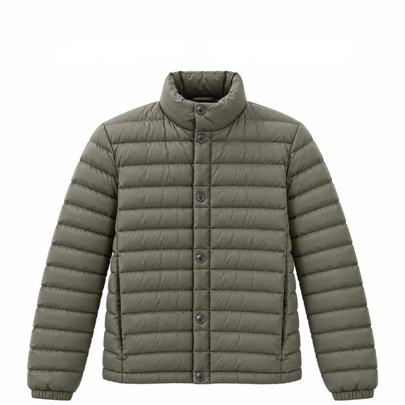 Burberry Durham Haki Kaz Tüyü Şişme Mont 8114249