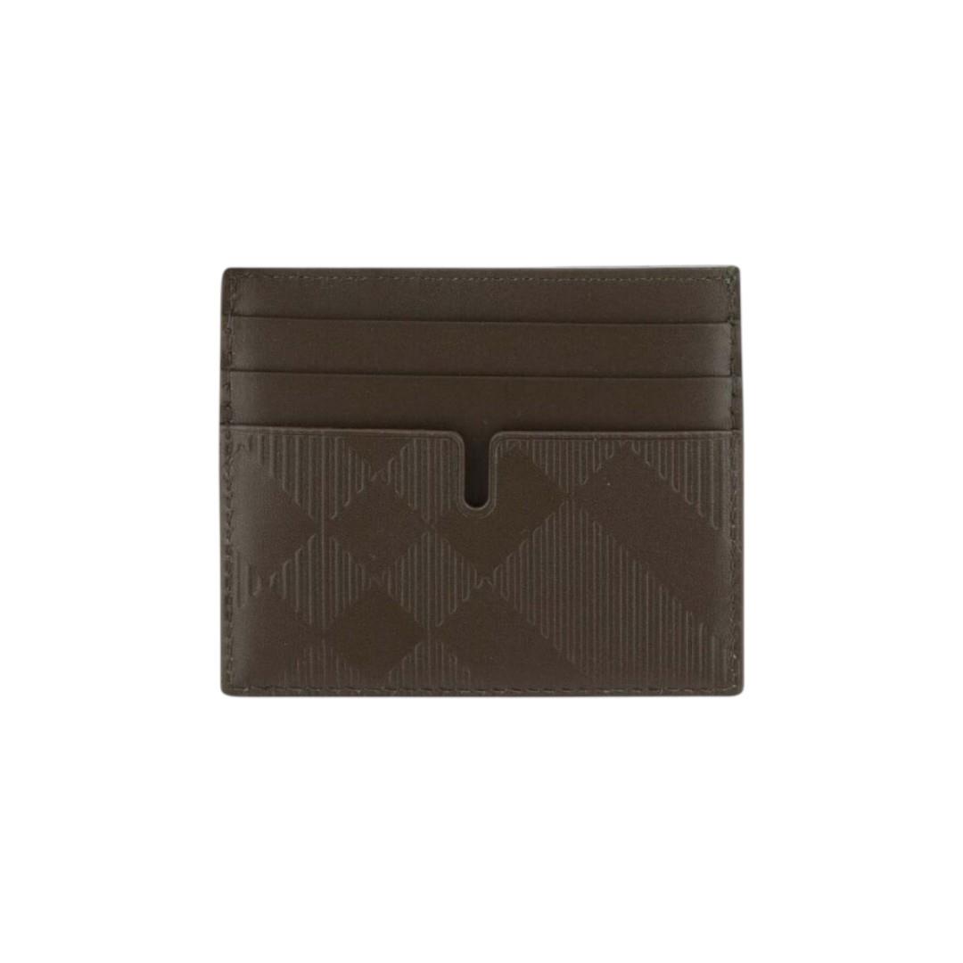 Burberry Kare Desenli Deri Kartlık 8095689