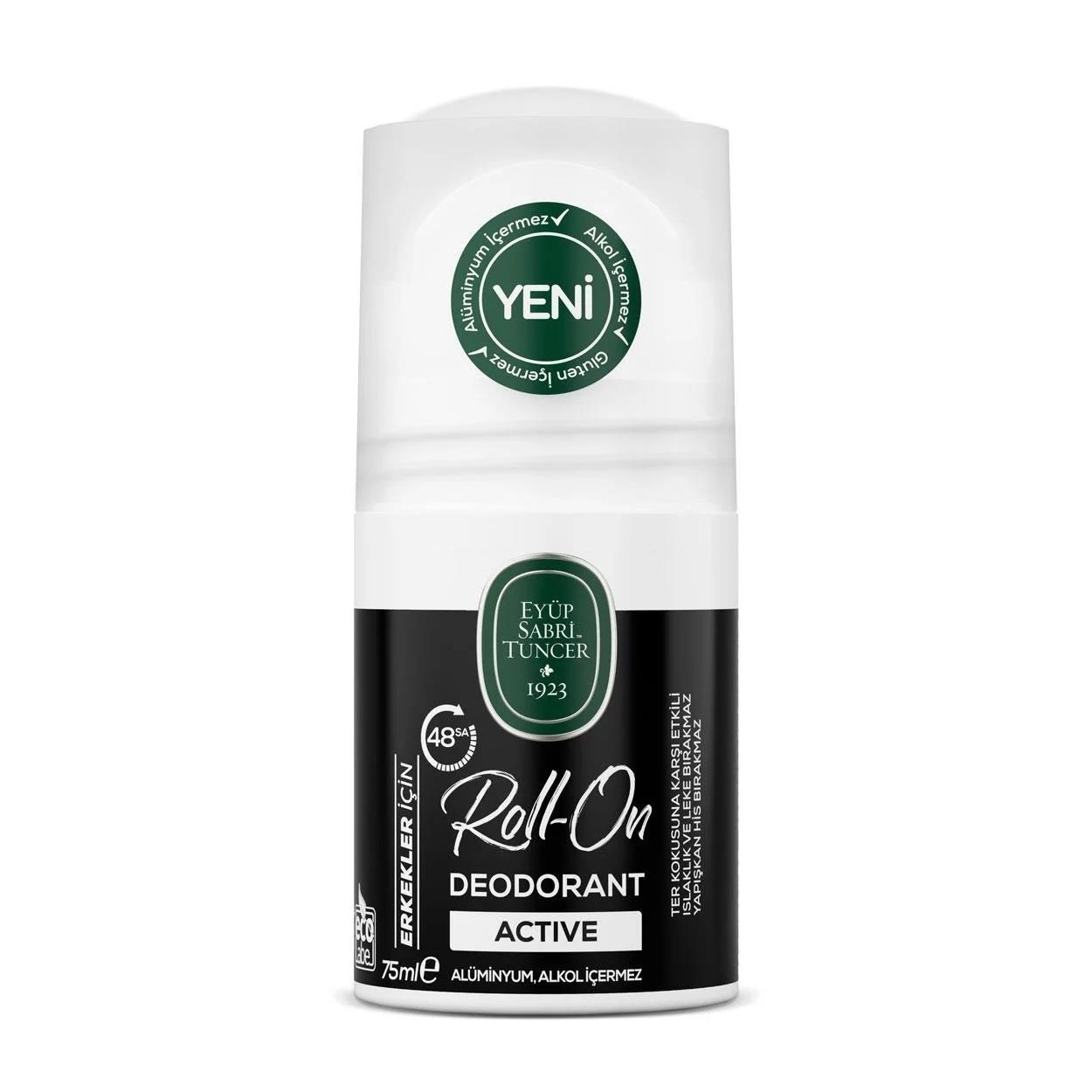 Eyüp Sabri Tuncer Active - Erkek Roll On Deodorant 75 ml 5300105314802