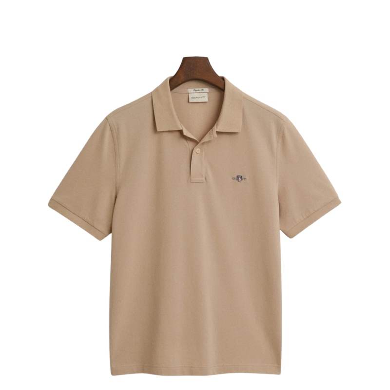 Gant Erkek Bej Regular Fit Polo Tshırt 2210.277