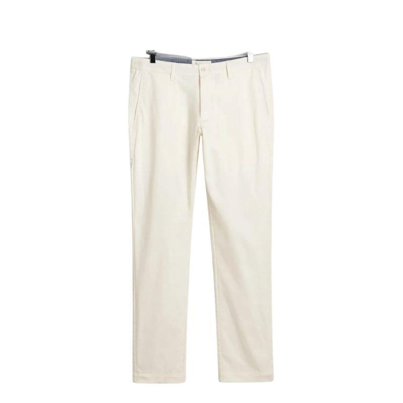 Gant Erkek Beyaz Slim Fit Pantolon 1505280.130