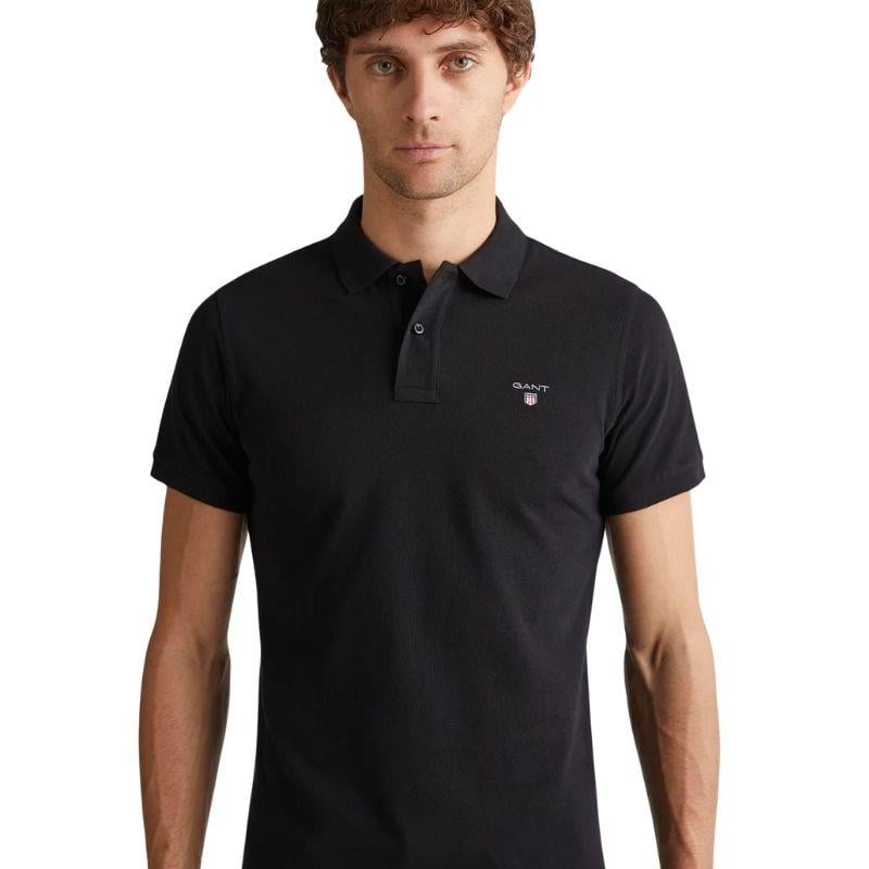Gant Erkek Siyah Regular Fit Polo Tshırt 2201.5