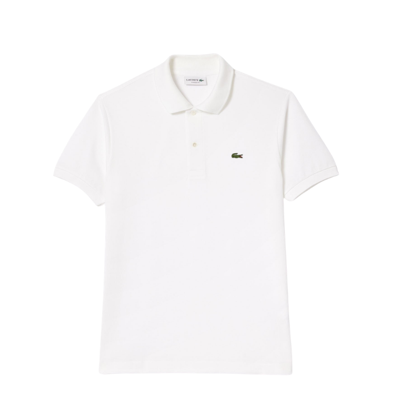 Lacoste  Erkek Classic Fit Beyaz Polo Tshırt L1212.001