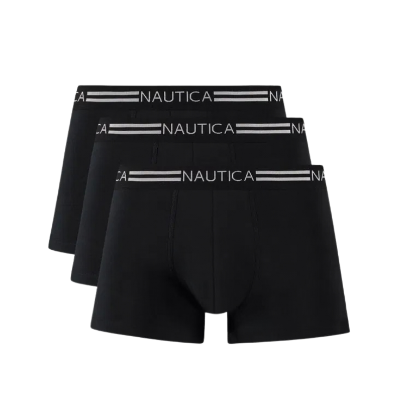 Nautica Erkek Siyah Standart Fit 3'lü Boxer X55006T.0TB