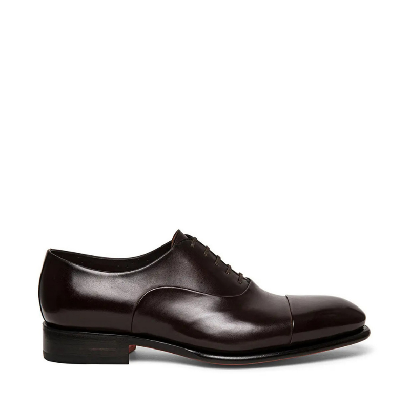 Santoni Kahverengi Erkek Deri Klasik Ayakkabı MCCR12621 DT50