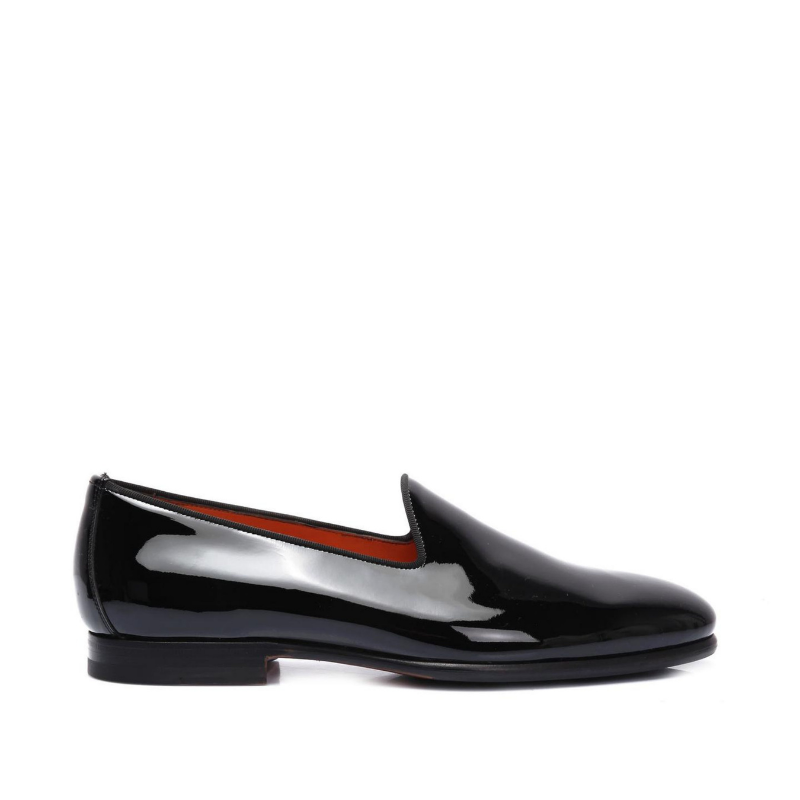 Santoni Siyah Rugan Erkek Ayakkabı MCNC13909