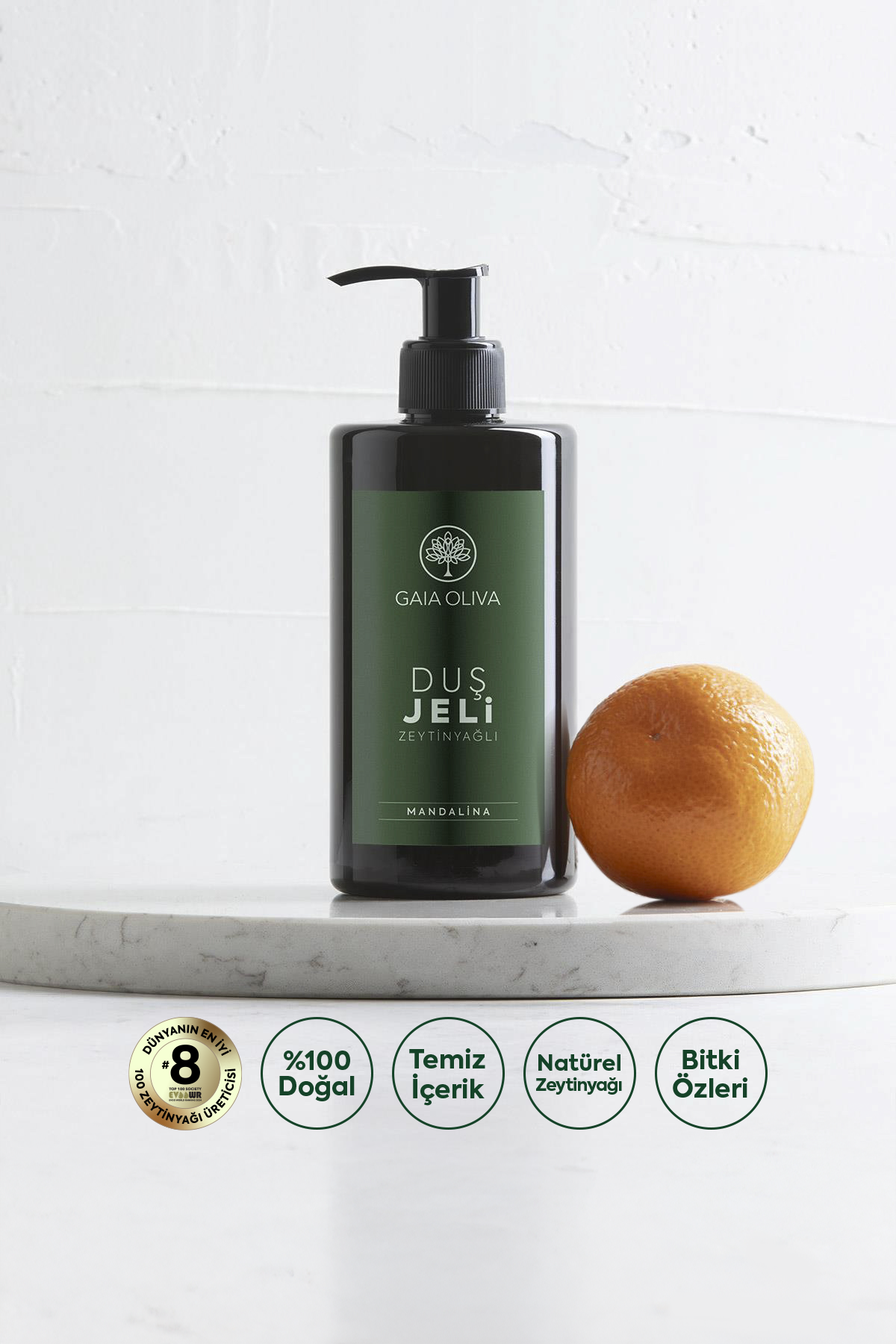 Zeytinyağlı Mandalinalı Duş jeli 350 ml