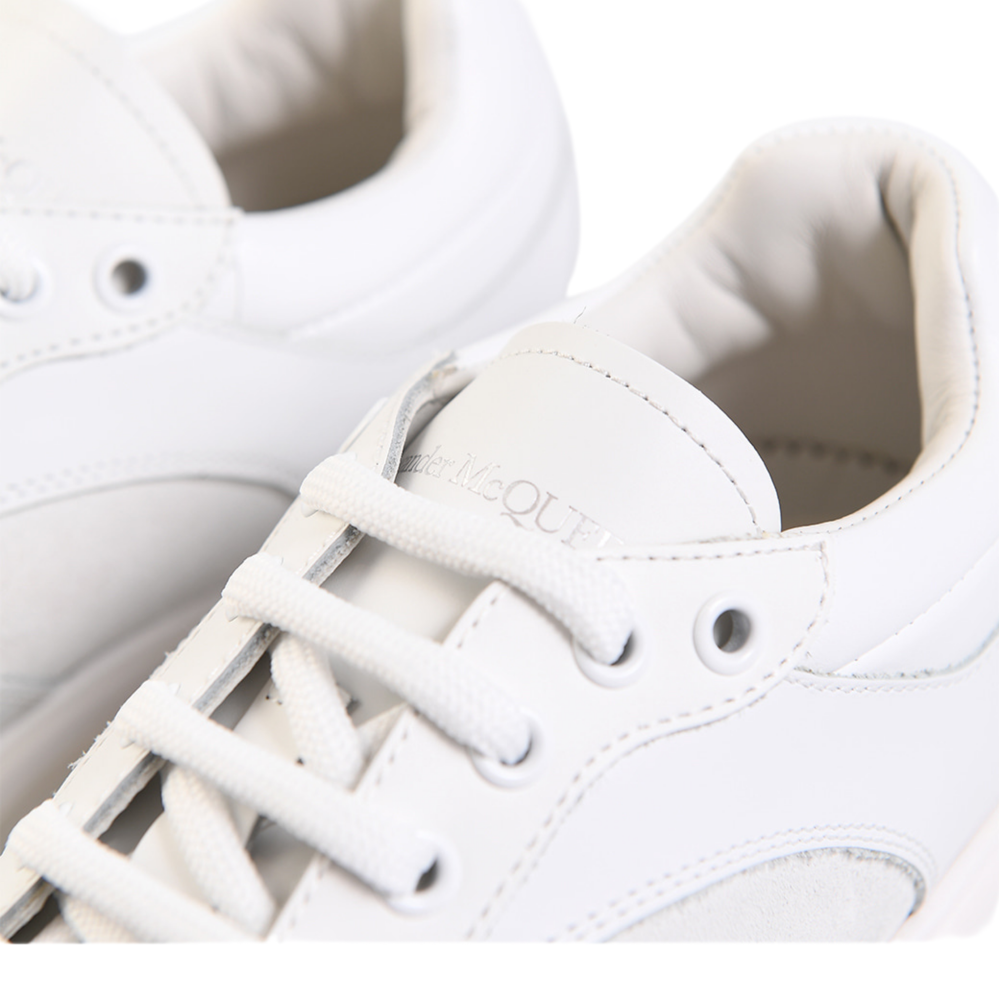 Alexander McQueen Larry Deri Erkek Günlük Ayakkabı 627222 WHRH5 9071