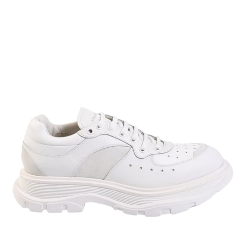 Alexander McQueen Larry Deri Erkek Günlük Ayakkabı 627222 WHRH5 9071