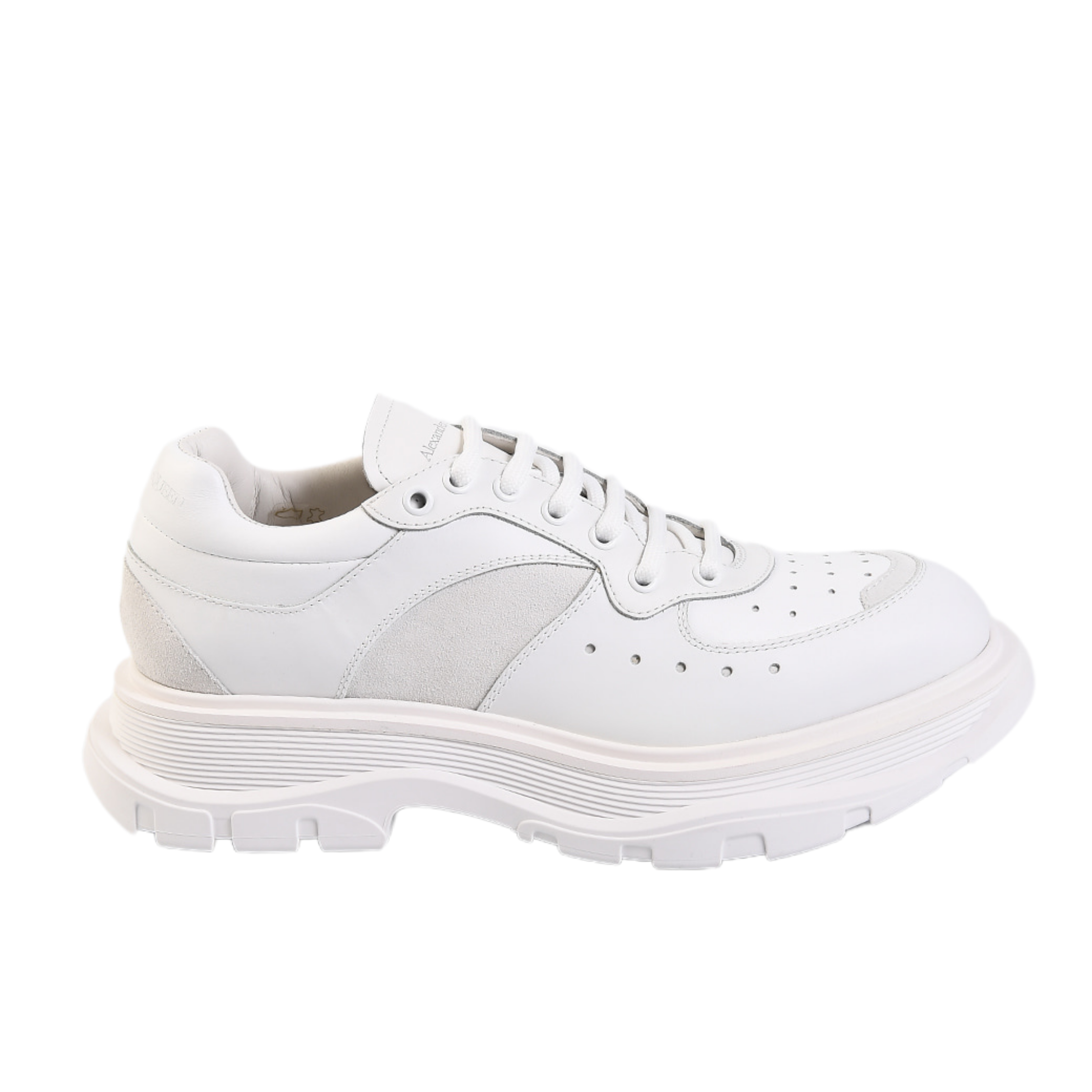 Alexander McQueen Larry Deri Erkek Günlük Ayakkabı 627222 WHRH5 9071