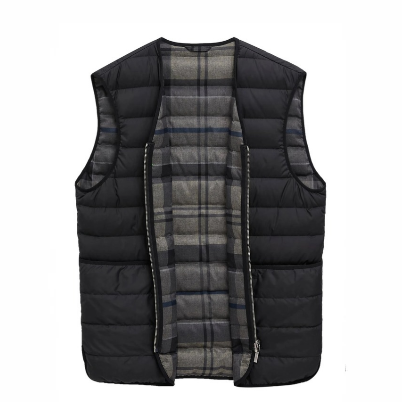 Barbour Reversible Down Çift Taraflı Kapitone Erkek Yelek MLI0060BK11