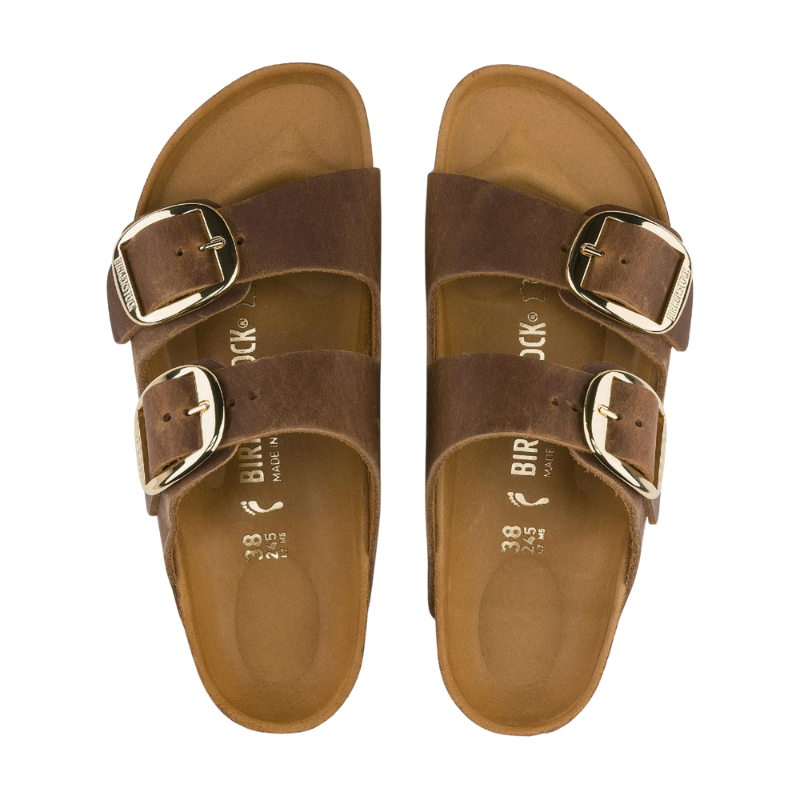 Birkenstock Arizona Bıg Buckle Yağlı Deri Kadın Terlik1011073