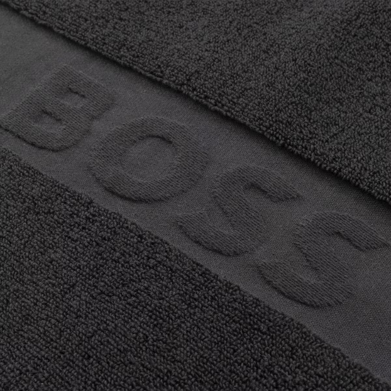Boss Siyah Banyo Havlusu 70 x 140 cm