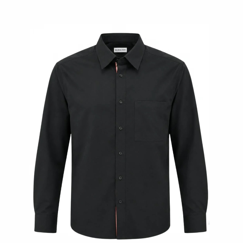 Burberry Claverdon Erkek Siyah Gömlek 8122161