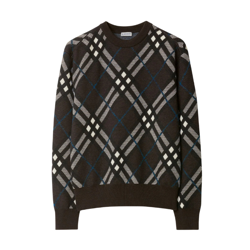 Burberry Erkek Kahverengi Triko 