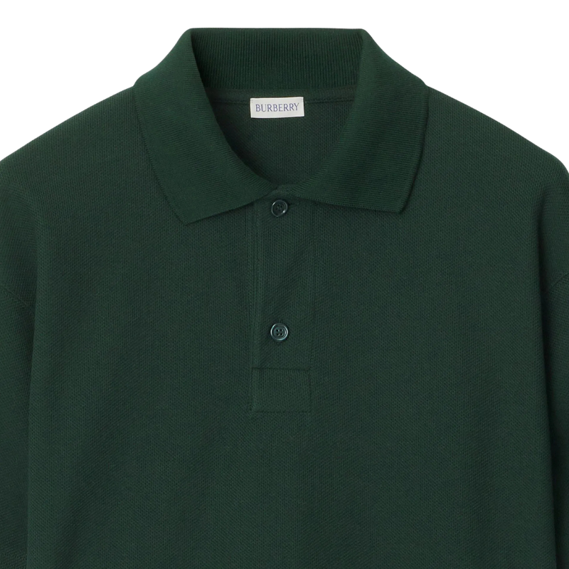 Burberry Erkek Yeşil Polo Yaka Tshırt