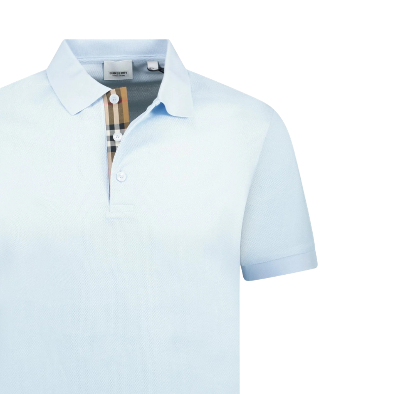 Burberry Hartford Ekose Detaylı Erkek Polo Tshırt 8112397