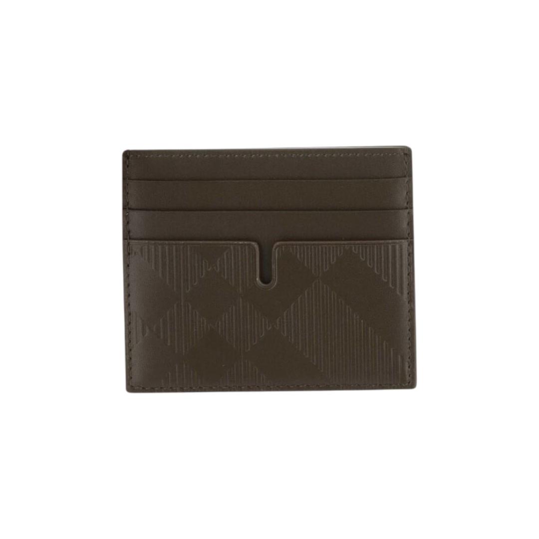 Burberry Kare Desenli Deri Kartlık 8095689