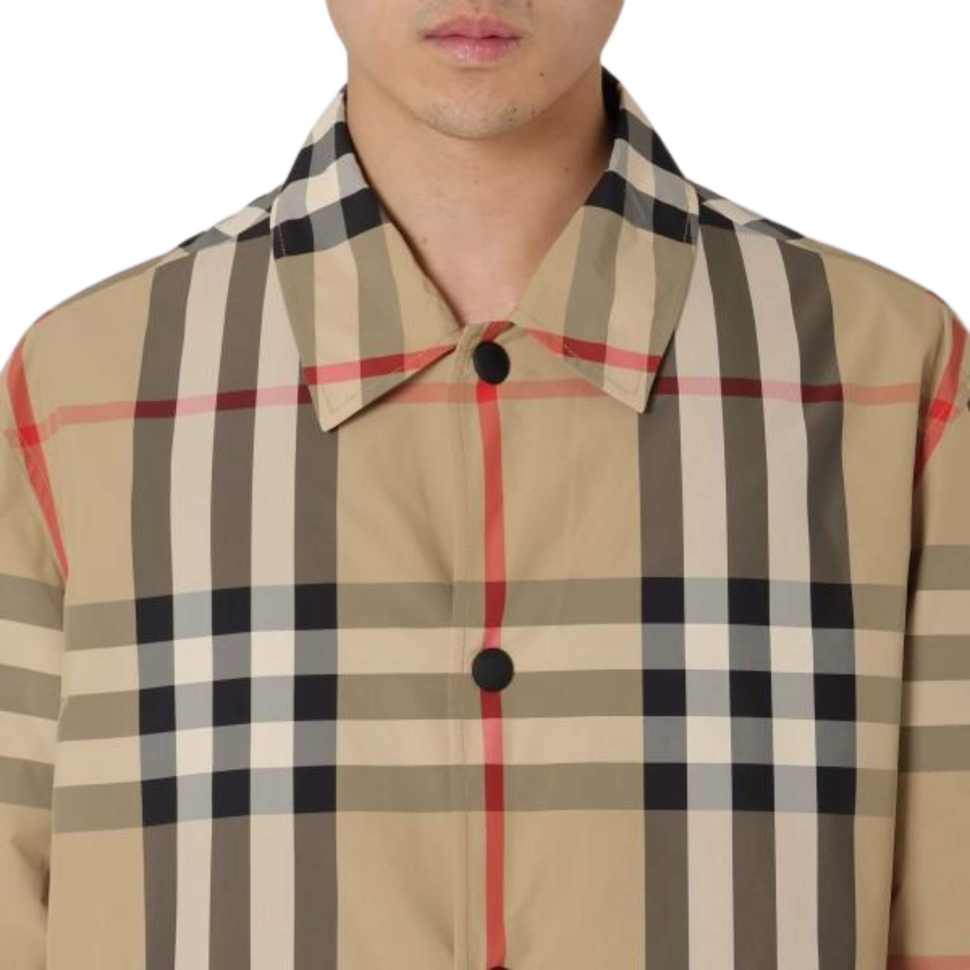 Burberry Kareli Erkek Gömlek Ceket 8070347
