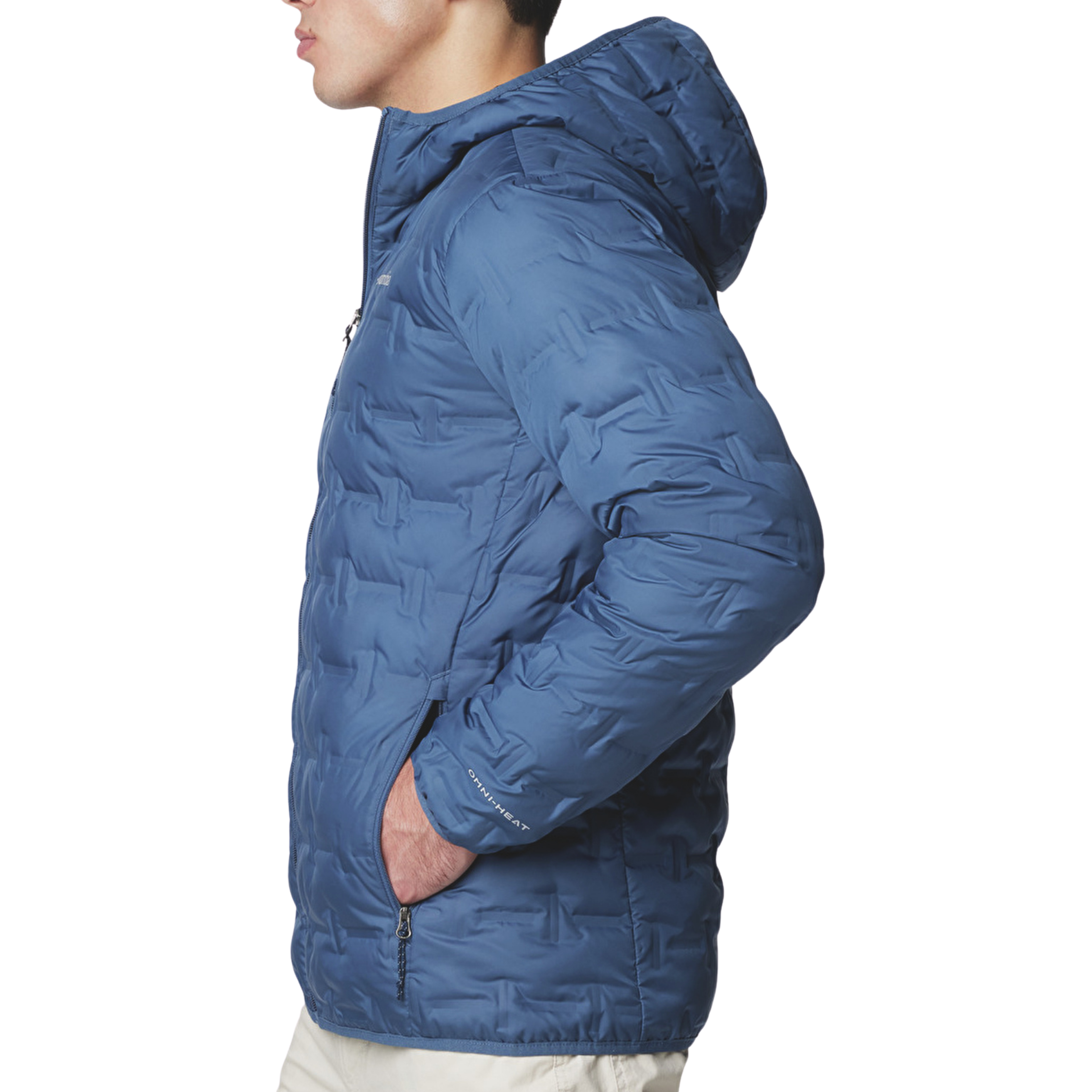 Columbia  Delta Ridge II Down Kapüşonlu Erkek Kaz Tüyü Mont WO6610_464