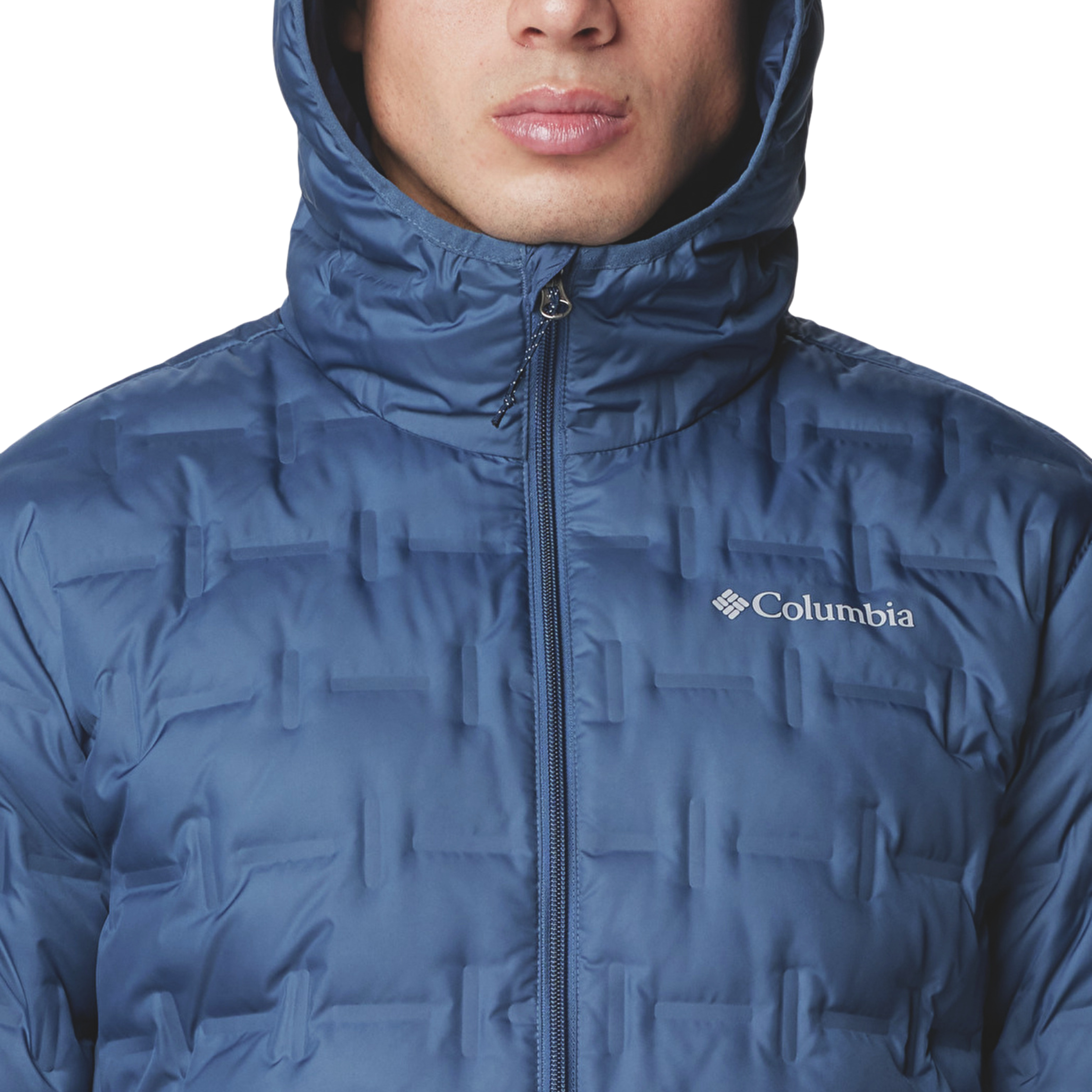 Columbia  Delta Ridge II Down Kapüşonlu Erkek Kaz Tüyü Mont WO6610_464