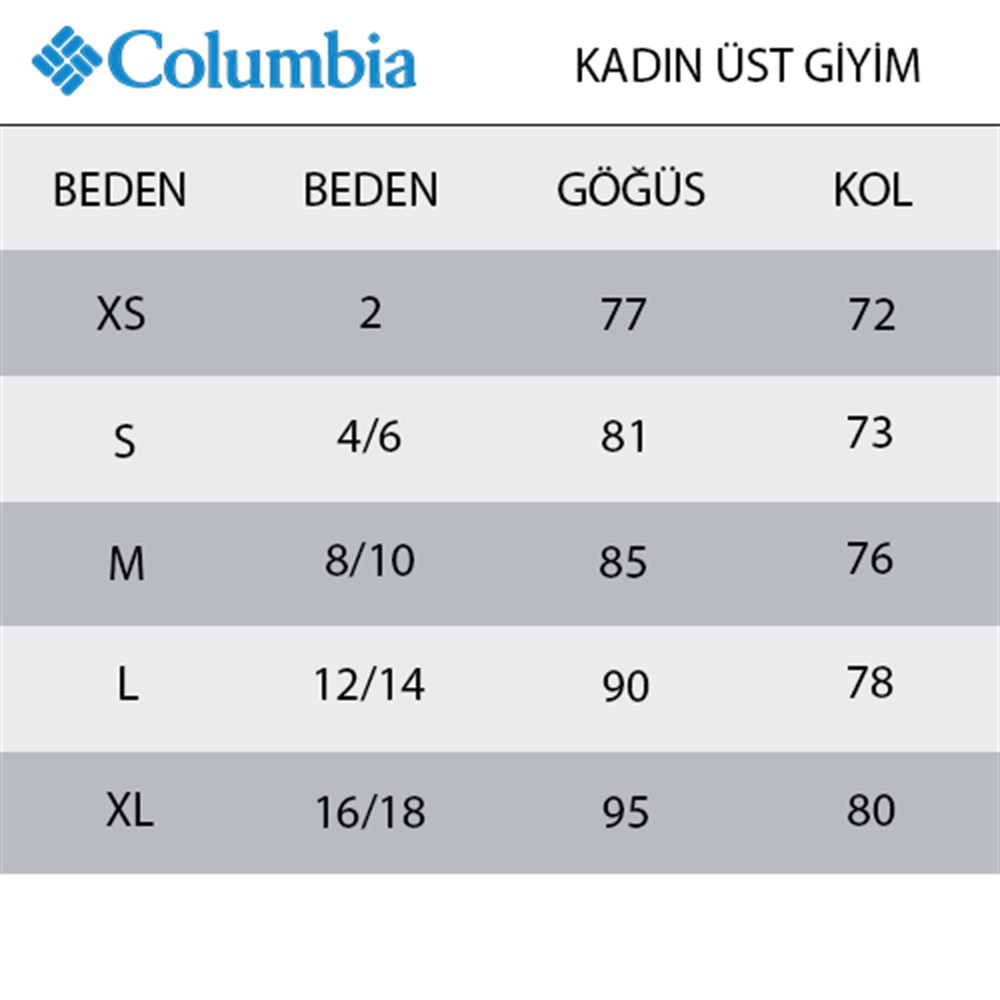 Columbia Whirlibird IV Interchange Kadın Mont Su Geçirmez ve Nefes Alabilir XK0674-010