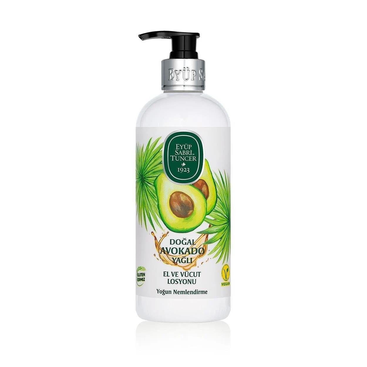 Doğal Avokado Yağlı El ve Vücut Losyonu 500 ml 53091025019331