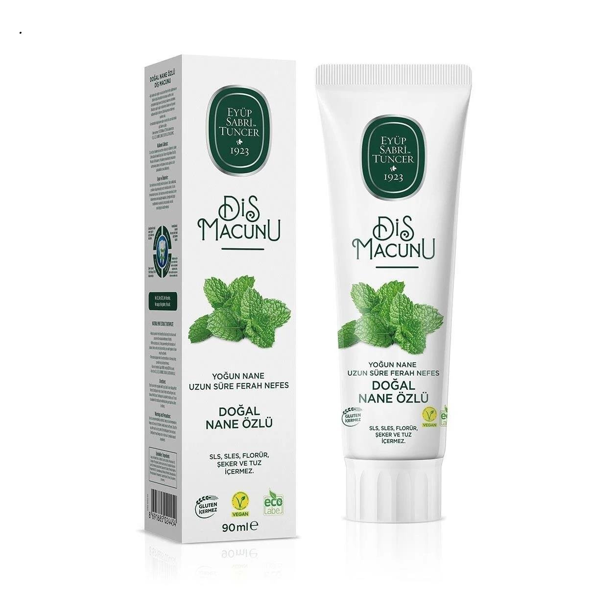 Doğal Nane Özlü Diş Macunu 90 ml 53081009012965