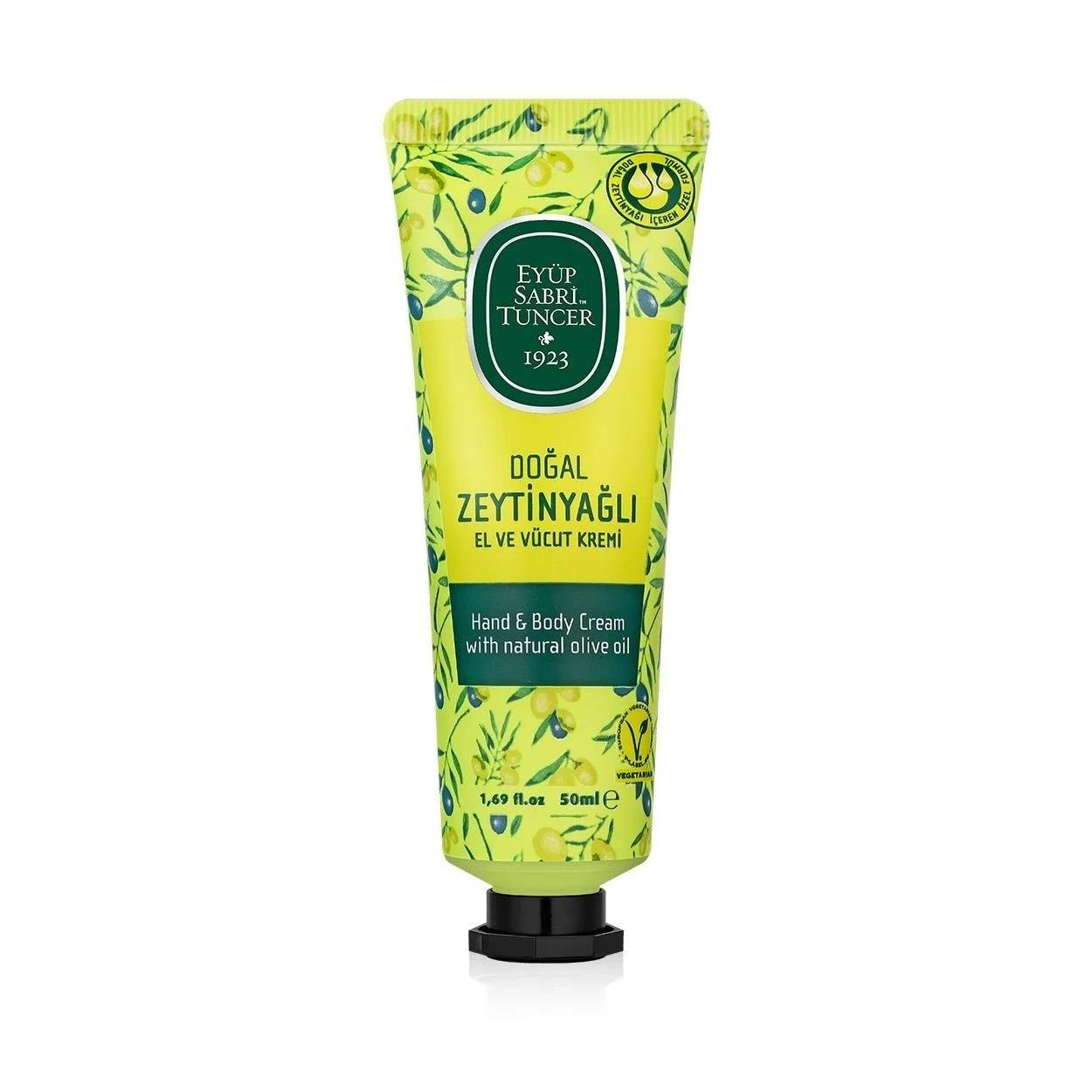 Doğal Zeytinyağlı El ve Vücut Kremi 50 ml 53091005010424