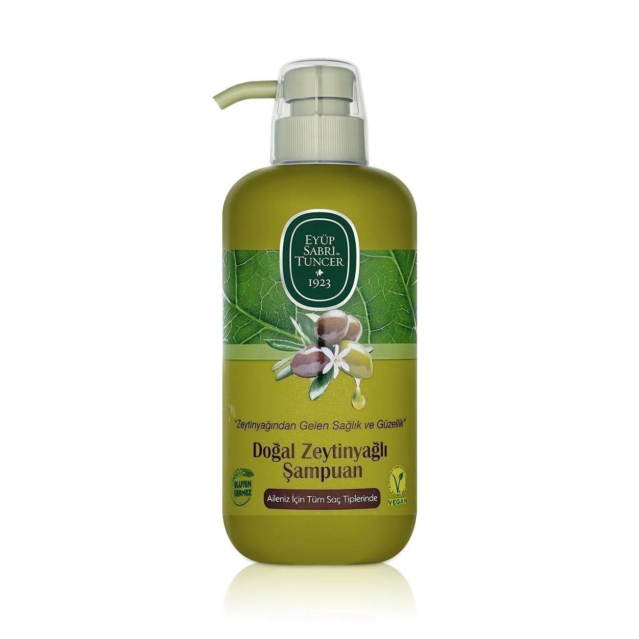 Doğal Zeytinyağlı Şampuan 600 ml 53151060036405