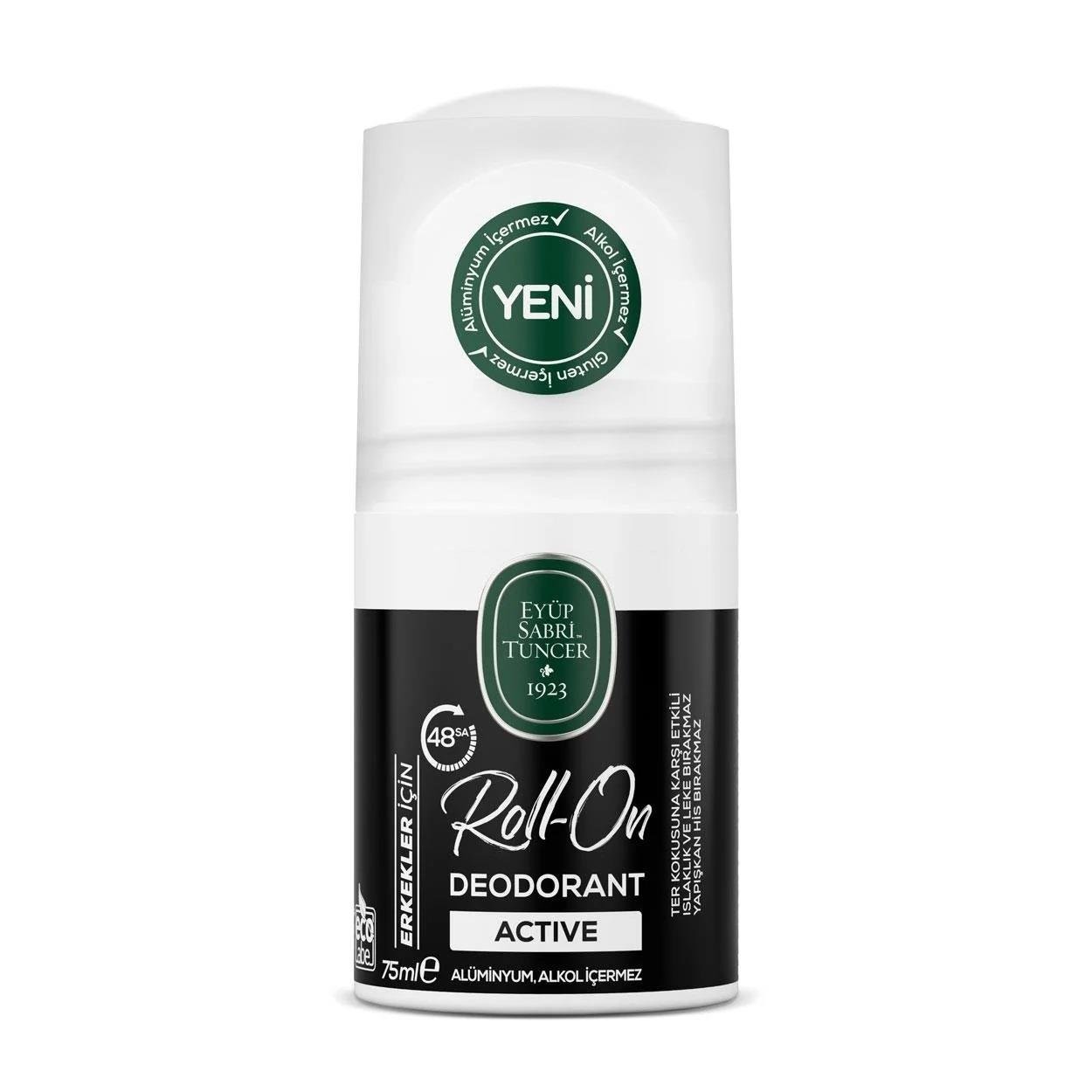 Eyüp Sabri Tuncer Active - Erkek Roll On Deodorant 75 ml 5300105314802