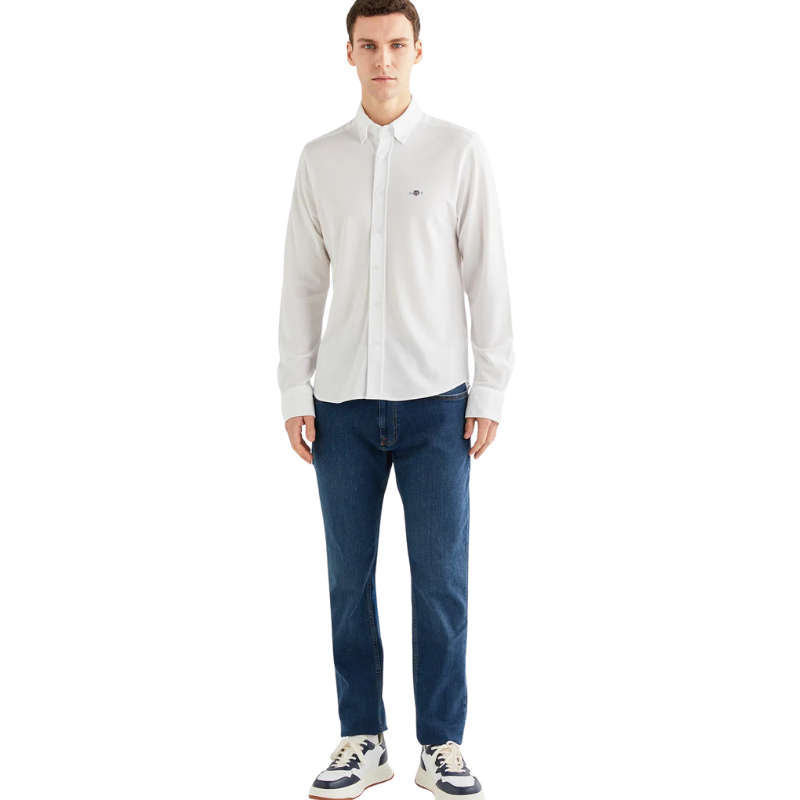 Gant Erkek Beyaz Regular Fit Gömlek