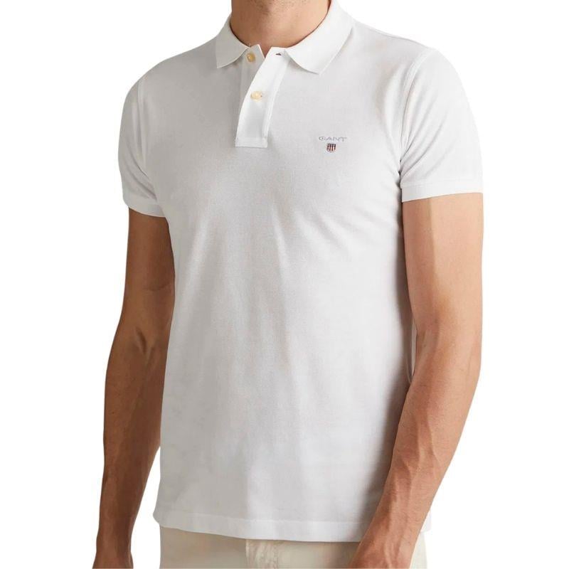 Gant Erkek Beyaz Slim Fit Polo Tshırt 2202.110