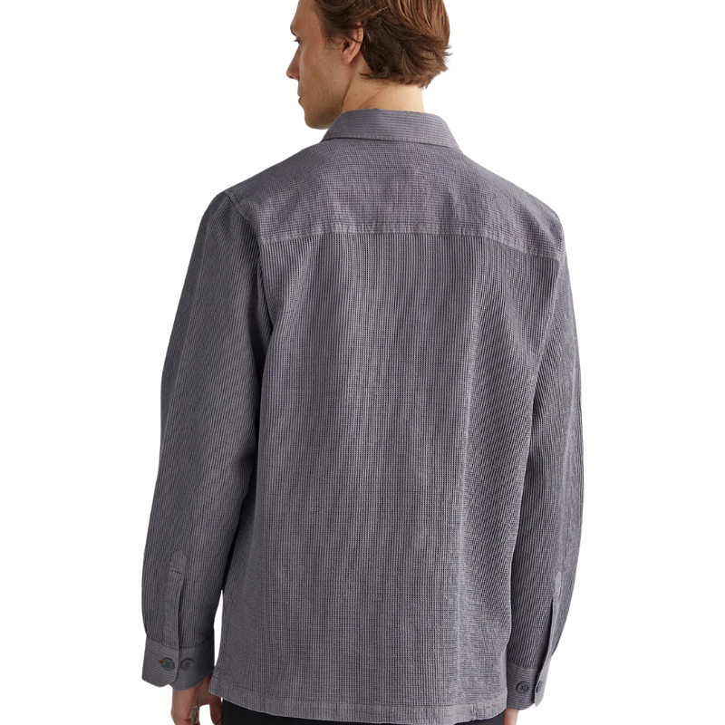 Gant Erkek Gri Oversize Fit Klasik Yaka Gömlek 