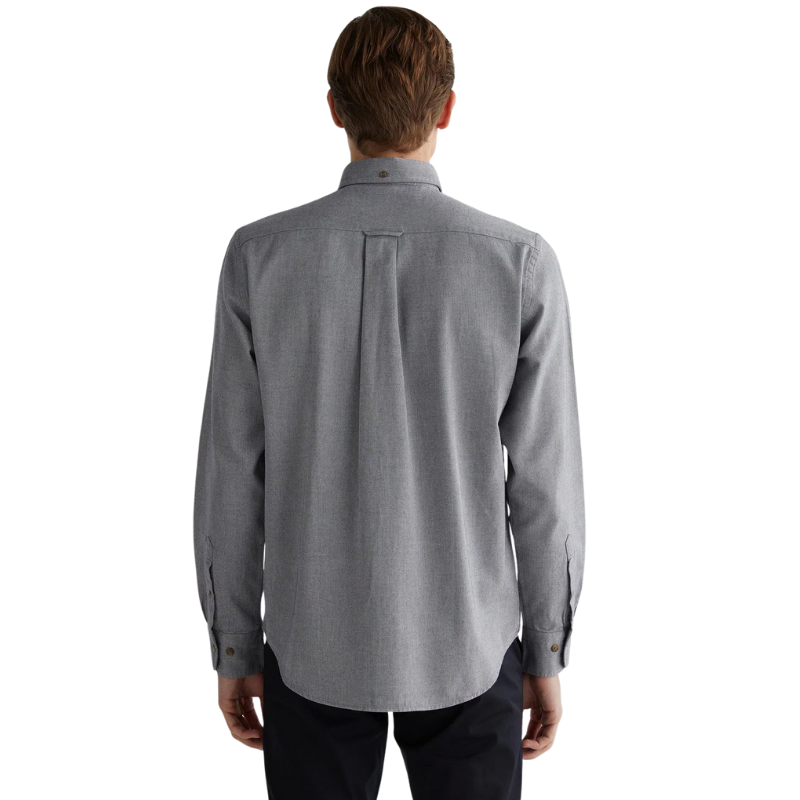 Gant Erkek Gri Regular Fit Düğmeli Yaka Gömlek