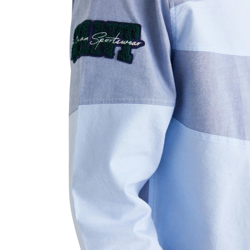 Gant Erkek Lacivert Oversize Fit Renk Bloklu Gömlek