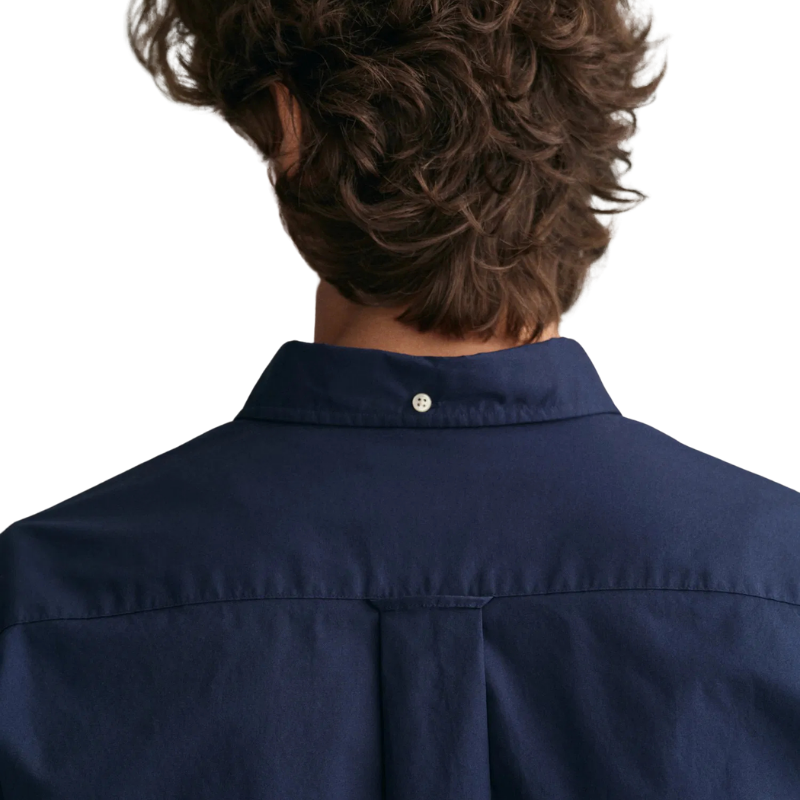 Gant Erkek Lacivert Regular Fit Logolu Gömlek 3000100.410