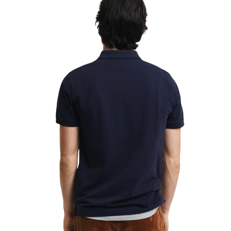 Gant Erkek Lacivert Regular Fit Logolu Polo Tshırt 2062025.433