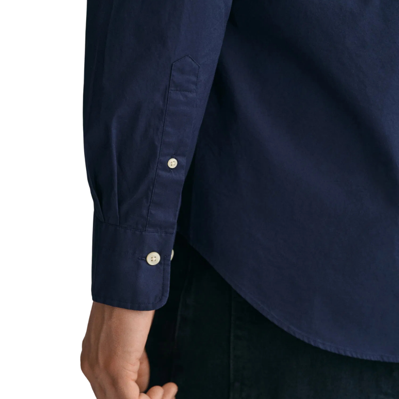 Gant Erkek Lacivert Regular Fit Logolu Gömlek 3000100.410